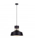 Titanium Dome Pendant Ceiling Light Gold, Black, 34cm, 1x E27