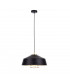 Electra Dome Pendant Ceiling Light Gold, Black, 34cm, 1x E27