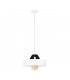 Bossi Dome Pendant Ceiling Light White, 30cm, 1x E27