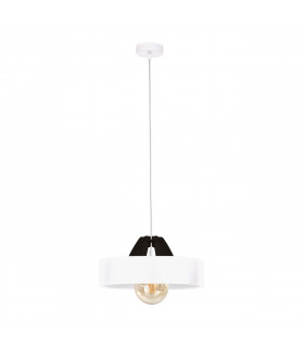 Bossi Dome Pendant Ceiling Light White, 30cm, 1x E27