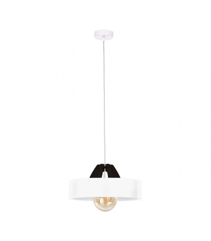 Bossi Dome Pendant Ceiling Light White, 30cm, 1x E27