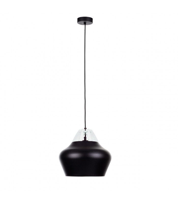 Negro Dome Pendant Ceiling Light Black, 29cm, 1x E27