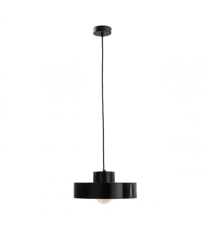 Iglo Dome Pendant Ceiling Light Black, 30cm, 1x E27