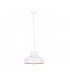 Moon Dome Pendant Ceiling Light White, 34cm, 1x E27