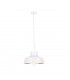 Moon Dome Pendant Ceiling Light White, Gold, 34cm, 1x E27