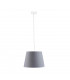 Dexter Dome Pendant Ceiling Light Grey, 38cm, 1x E27
