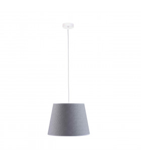 Dexter Dome Pendant Ceiling Light Grey, 38cm, 1x E27