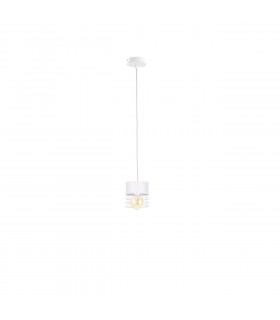Atollo Slim Pendant Ceiling Light White, 12cm, 1x E27