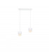 Atollo Bar Pendant Ceiling Light White, 50cm, 2x E27