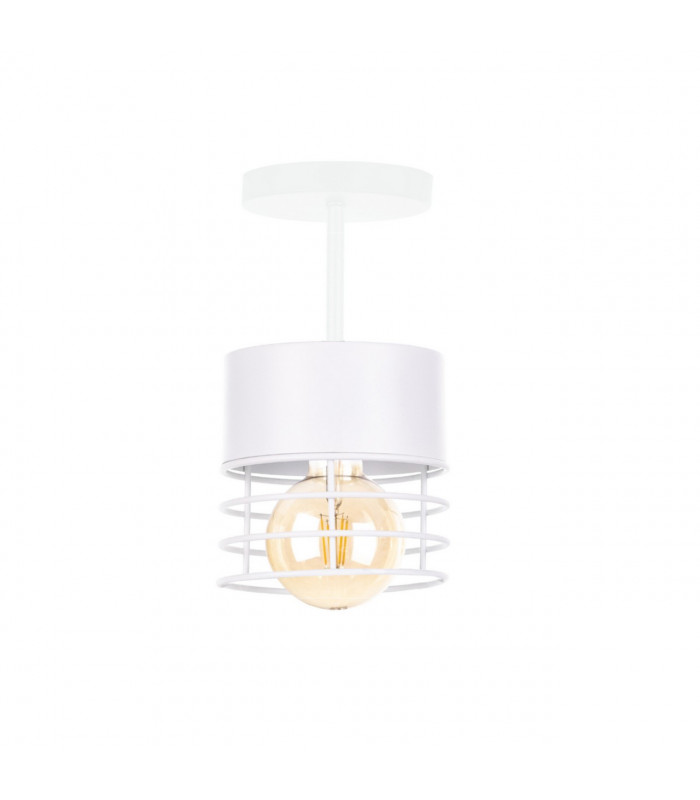 Atollo Cylindrical Ceiling Light White, 12cm, 1x E27
