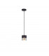 Elle Slim Pendant Ceiling Light Black, 12cm, 1x E27