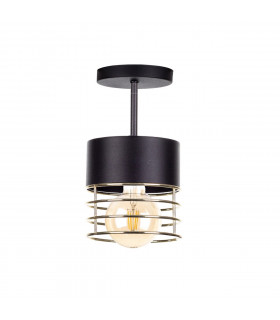 Royal Cylindrical Ceiling Light Gold, 12cm, 1x E27