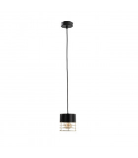 Royal Slim Pendant Ceiling Light Black, 12cm, 1x E27