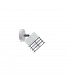 Ohio Wall Lamp White, Black, 12cm, 1x E27