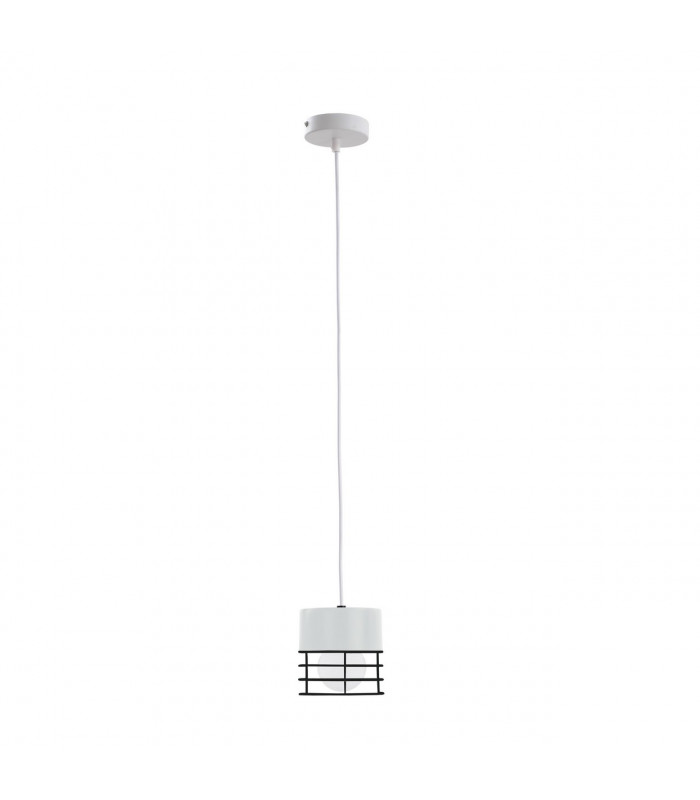 Ohio Slim Pendant Ceiling Light White, Black, 12cm, 1x E27