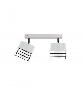 Ohio Ceiling Spotlight Bar White, Black, 50cm, 2x E27