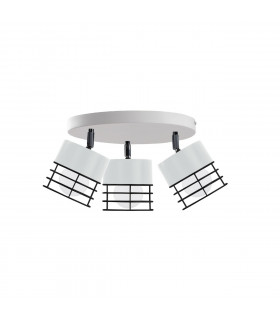 Ohio Ceiling Spotlight Clusters White, Black, 32cm, 3x E27