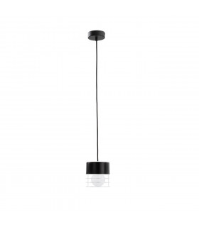 Mao Slim Pendant Ceiling Light Black, 12cm, 1x E27