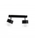 Mao Twin Ceiling Spotlight Black, 50cm, 2x E27