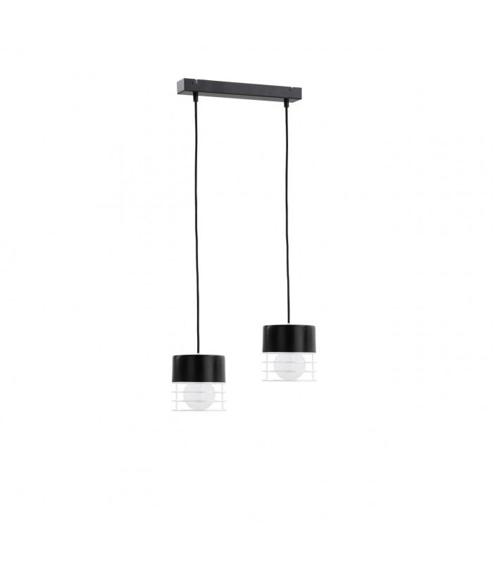 Mao Bar Pendant Ceiling Light Black, 50cm, 2x E27