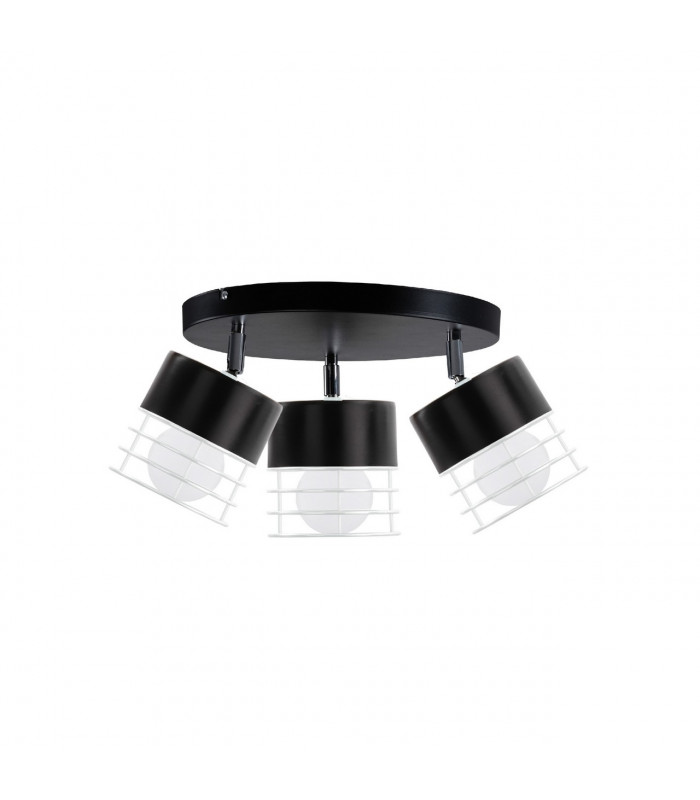 Mao Ceiling Spotlight Clusters Black, 32cm, 3x E27