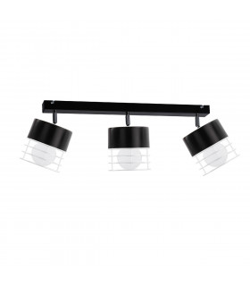 Mao Ceiling Spotlight Bar Black, 60cm, 3x E27