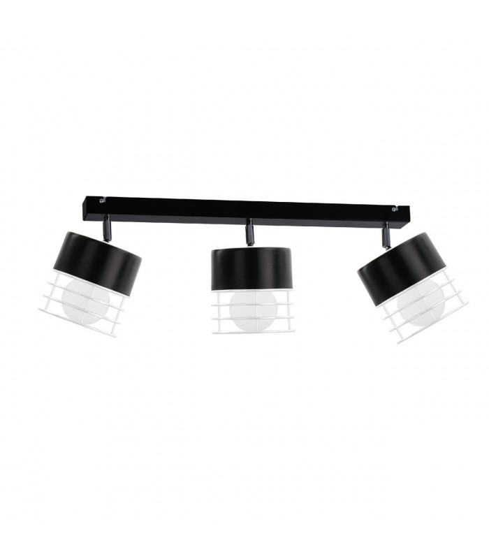 Mao Ceiling Spotlight Bar Black, 60cm, 3x E27