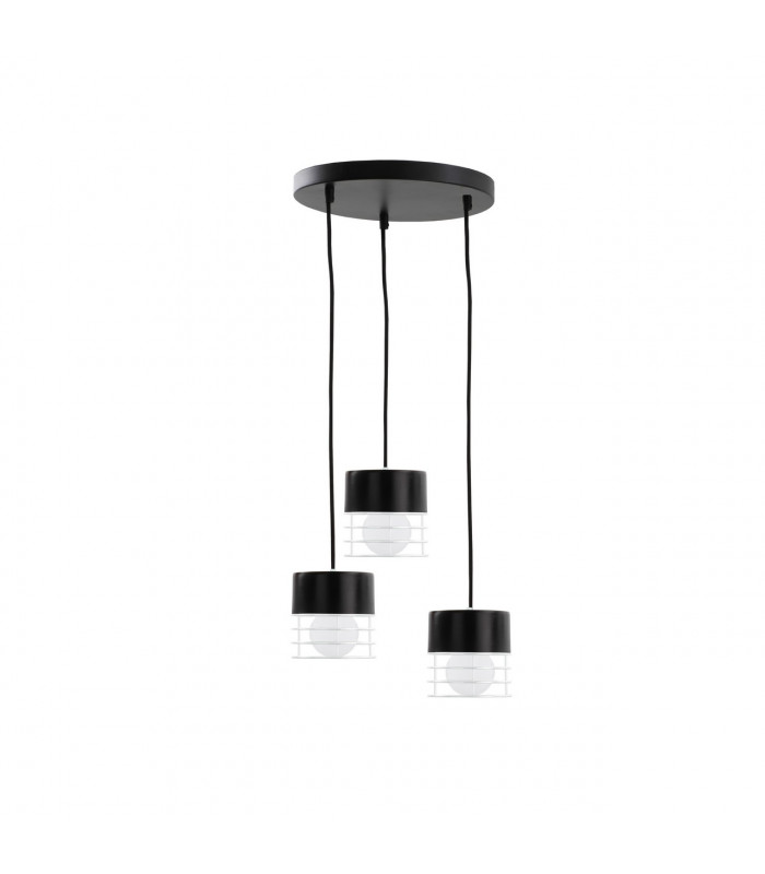 Mao Cluster Pendant Ceiling Light Black, 32cm, 3x E27