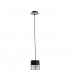 Casa Slim Pendant Ceiling Light Black, Wood, 12cm, 1x E27