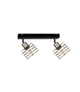 Viva Twin Ceiling Spotlight Gold, 50cm, 2x E27