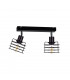 Viva Twin Ceiling Spotlight Black, 50cm, 2x E27