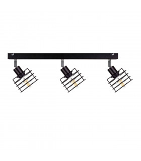 Viva Ceiling Spotlight Bar Black, 60cm, 3x E27