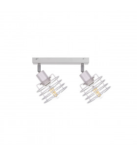 Viva Twin Ceiling Spotlight White, 50cm, 2x E27