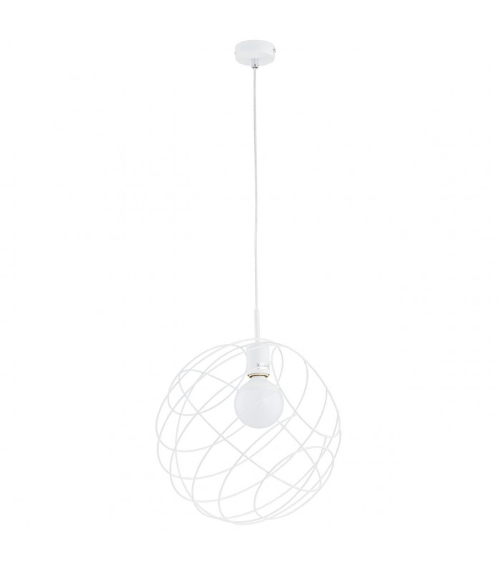 Kamer Wire Frame Pendant Ceiling Light Black, Gold, 30cm, 1x E27
