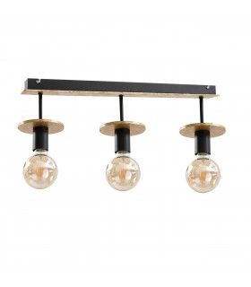 Saturn Ceiling Spotlight Bar Gold, 60cm, 3x E27
