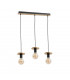 Saturn Bar Pendant Ceiling Light Gold, 60cm, 3x E27