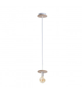 Saturn Slim Pendant Ceiling Light Natural, 12cm, 1x E27