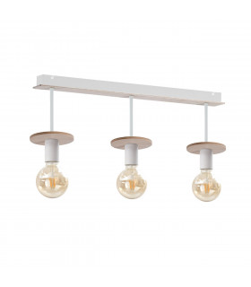 Saturn Ceiling Spotlight Bar Natural, 60cm, 3x E27
