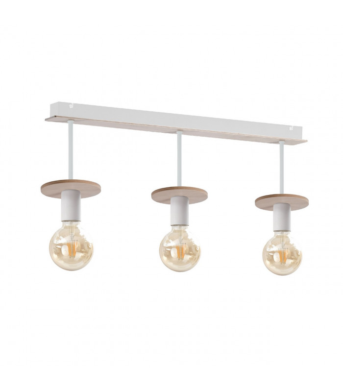 Saturn Ceiling Spotlight Bar Natural, 60cm, 3x E27