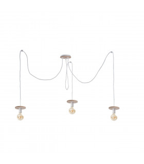 Saturn Cluster Pendant Ceiling Light Natural, 3x E27