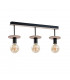 Saturn Ceiling Spotlight Bar Natural, Black, 60cm, 3x E27