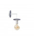 Saturn Wall Lamp Grey, 12cm, 1x E27