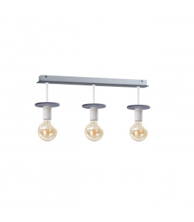 Saturn Ceiling Spotlight Bar Grey, 60cm, 3x E27
