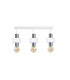Unica Ceiling Spotlight Bar White, Silver, 60cm, 3x E27