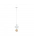 Unica Slim Pendant Ceiling Light White, 12cm, 1x E27