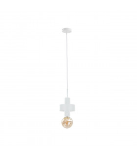 Unica Slim Pendant Ceiling Light White, 12cm, 1x E27