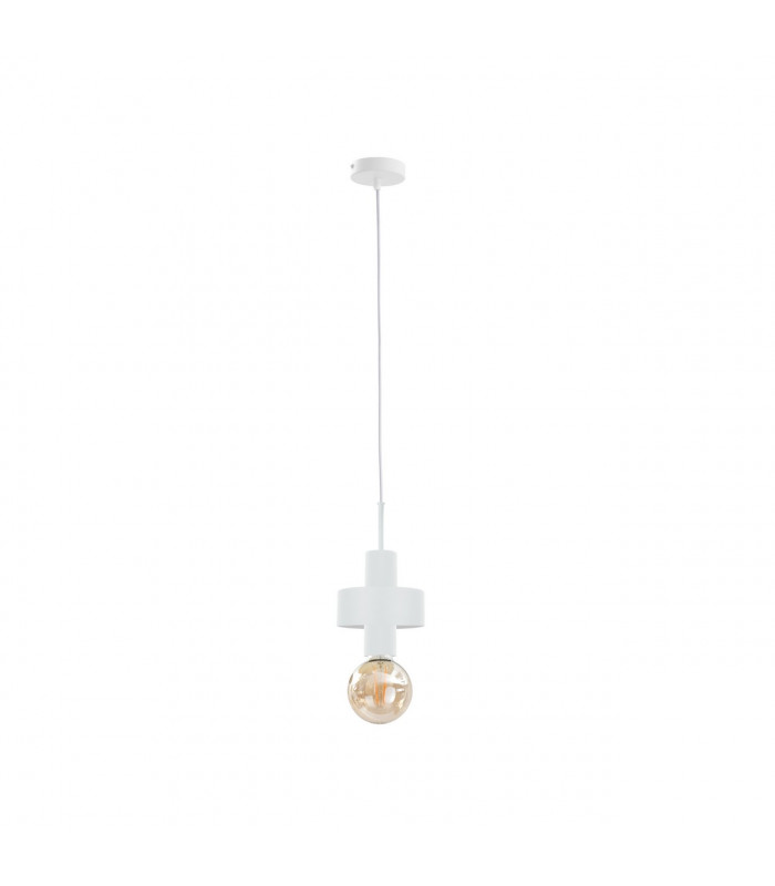 Unica Slim Pendant Ceiling Light White, 12cm, 1x E27
