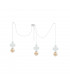 Unica Cluster Pendant Ceiling Light White, 3x E27