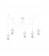 Unica Cluster Pendant Ceiling Light White, 5x E27