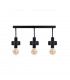 Unica Ceiling Spotlight Bar Black, 60cm, 3x E27